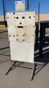 L3ft x 5ft Pegboard on Metal Stand