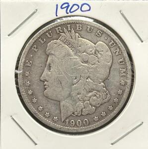 1900 Morgan Silver Dollar Coin, United States Mint, Philadelphia