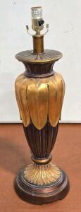 Vintage Art Deco Dale Tiffany-Style Lamp - 24"H