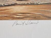 Vintage Limited-Edition Art Print "Point Dume" by Violet Parkhurst - 21" x 28" - 6