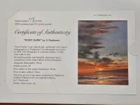 Vintage Limited-Edition Art Print "Point Dume" by Violet Parkhurst - 21" x 28" - 8