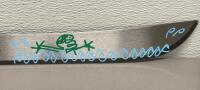 Ari Lehman (Jason Of Friday The 13th) Autographed With Custom Artwork 16" Steel Machete, Beckett Authenticated - 3