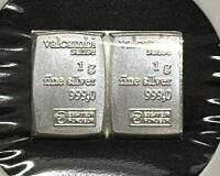 (2) Valcambi Suisse 1g Silver Bars, 999.0 Purity, Switzerland - 2