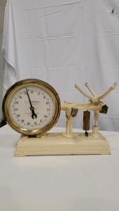 Vintage J.E. Marshman Balance Scale, Capacity 27 lbs, Los Angeles