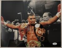 Framed Mike Tyson Autographed Photo with JSA Authentication CA89418 - 2