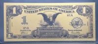 24k Gold-Plated One Silver Dollar Certificate Replica, COA KL/2016/C0520 - 2
