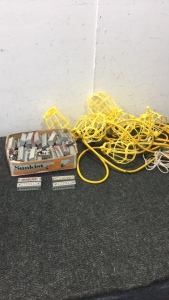 (1) 25’ Drop light cord And (1) Box Of Electrical Connectors