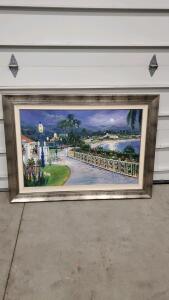 "Laguna Riviera" By Artist Michael J. Lavery 55.5"x40.5"