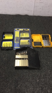 (4) Sets Of Drill Bits