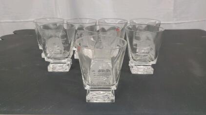 Coca-Cola Centennial Collection Glasses, Calendar Girl Design, Set of 8
