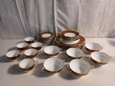 Vintage 36pc A Coalport Dinner Set -The Hazelton Pattern