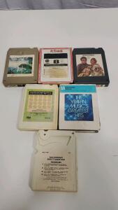 (6) Vintage 8 Track