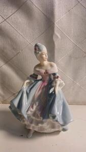 Vintage 1957 "Southern Belle" By Royal Doulton Porcelain Figurine