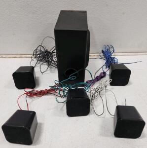 (1) LG Home Theater Speaker System