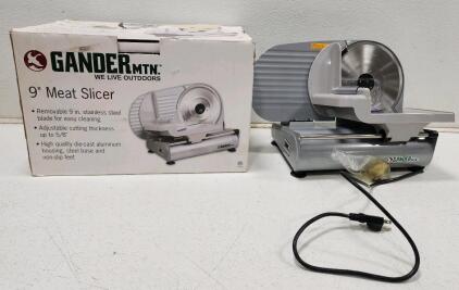 (1) Gander Mountain 9" Meat Slicer