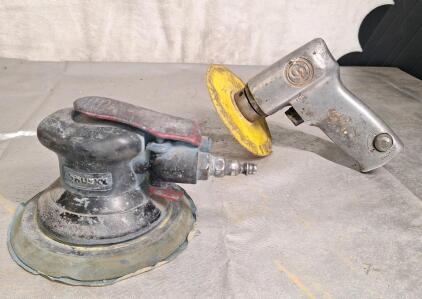 (1) Air Random Orbital Sander&l & (1) High Speed Air Sander