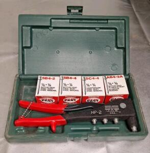 (1) Marson HP-2 Deluxe Hand Riveter Kit, Model 39001.