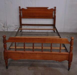 Baltimore Furniture Co. Wood Bed Frame, Traditional Style, Light Brown