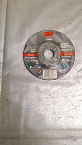 (1) 4-1/2" 3M - 87453 Silver Grinding Wheel, (3) 5" 3M - 87468 Silver Cut Off Wheels, (4) 5" Sait A60S-BF Cut Off Wheels & (1) C- Clamp Vise Grip Pliers