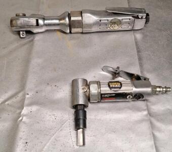 (1) Air Angle Die Grinder & (1) 3/8" Air Ratchet