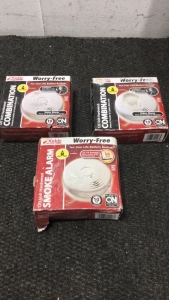 (3) Kiddie Brand Smoke Detectors