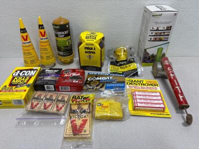 Yellow jacket traps- ant traps- mouse traps- mole and gopher trap
