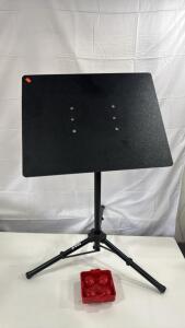 PYLE Music Stand & Makers Mark Ice Cube Mold