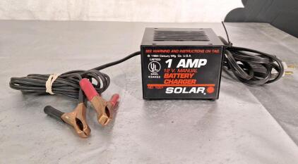 (1) Solar Brand - 1amp 12v Battery Charger