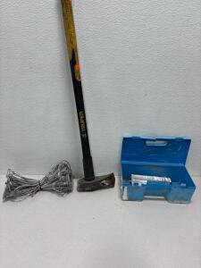 6 Lb Splitting Maul with 36" Fiberglass Handle- Passager vehicle snow traction cables