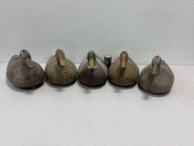 (5)Vintage decoy Ducks