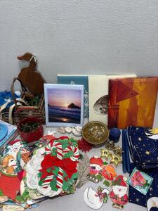 Miscellaneous Christmas decorations-Drawing books and more!