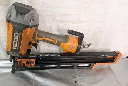 (1) Rigid Nail Gun, (1) Husky Brad Nailer, (1) Parts Nail Gun & (1) Pair Of Bolt Cutters