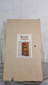 (1) Wooden Nostalgia Cabinet