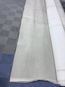 Light Grey 12' x 20' Carpet Roll, Serial 2597