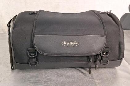 (1) Iron Rider Large Roll Motorcycle Luggage Bag