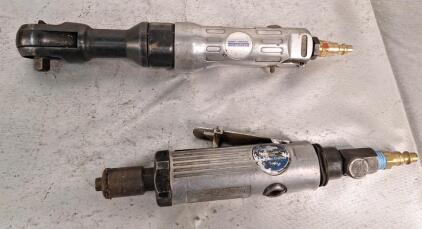 (1) 3/8" Air Impact Ratchet & (1) Air Utility Cut Off Tool