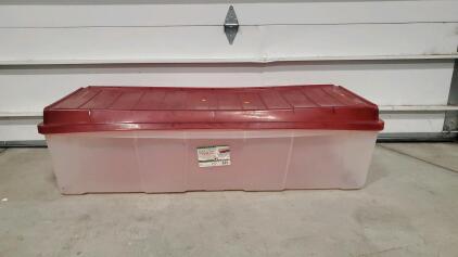 Large Plastic Storage Container With Lid 44 Gal