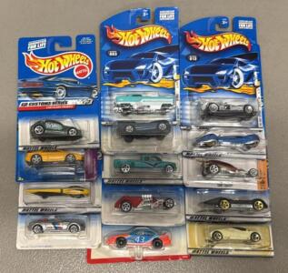 Lot Of 14 Rare Hot Wheels Cars Sealed In Original Packaging.