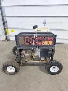 Coleman Powermate ProGen 5000 Portable Electric Generator, 5000 Watts