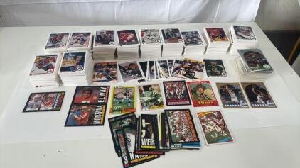 Very Large Lot Of Assorted Sports Cards - Lots Of 1991 UpperDeck Hockey , 1990 Basketball, Early Football Cards . Big Names , Hall Of Famers , Rookies & All Stars & More