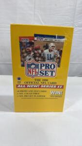 Sealed Box Of 1990 ProSet NFL Football Series 2 Cards