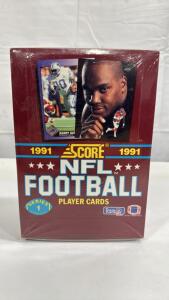 Sealed Box Of Series1 1991 Score NFL Football Cards 16 Cards Per Pack
