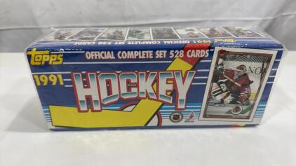 Sealed Complete Box Set Of 1991 Topps Hockey Cards