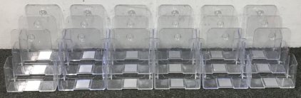 (18) Clear Booklet-Size Literature Holders