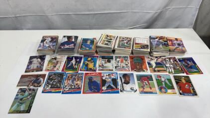 Assorted Lot Of Mixed Baseball Cards Big Names , Rookies , Inserts & Hall Of Famers & More