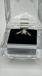 Plated Ring W/ Unknown Stones