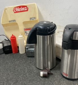 Coffee Thermoses, Napkin Dispensers, and More