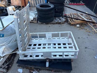 Wheel Chair Carrier With Loading Ramp Tow Hitch Attachment
