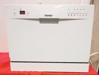 Danby DDW611WLED Countertop 24" Front-Load Dishwasher.