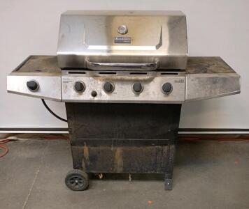 Char-Broil Classic 4-Burner Gas Grill With a Side Burner Propane Tank Included